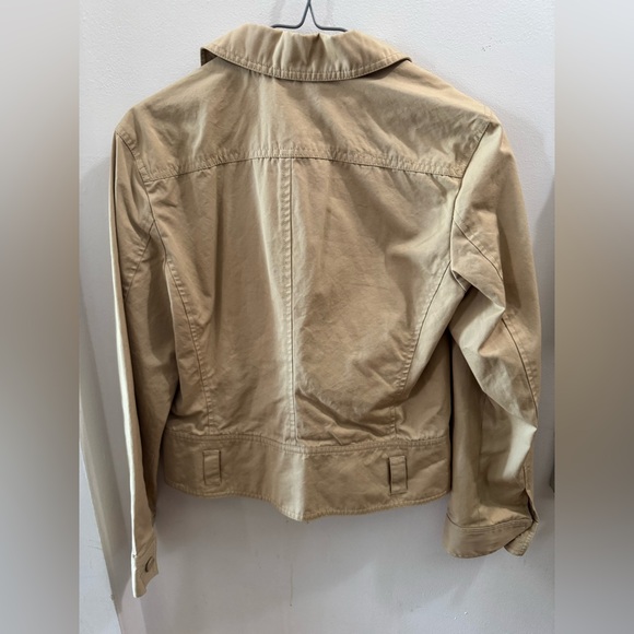 Club Monaco Tan Utility Jacket with Structured Silhouette - Picture 3 of 4